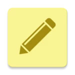 sticker notes android application logo